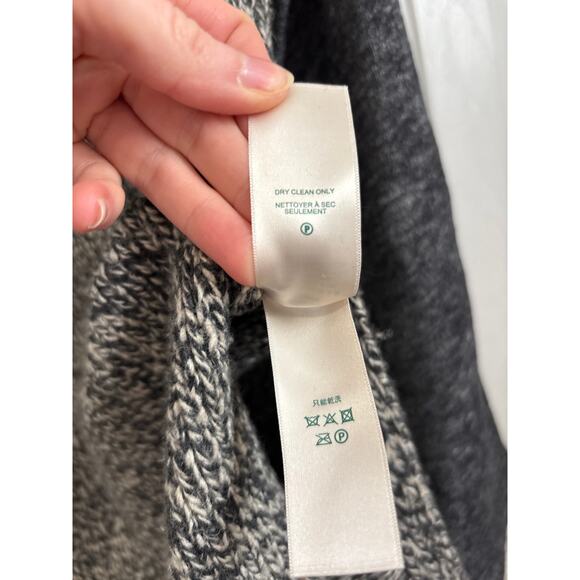 Roots Cabin Wool Blend Contrast Sleeve Tunic Length Sweater XS - Picture 7 of 8